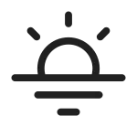 Weather Sunny Low SVG Icon
